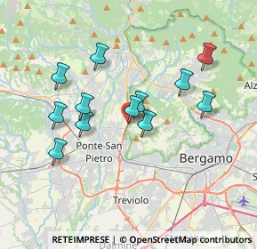 Mappa SP della, 24030 Valbrembo BG, Italia (3.2675)