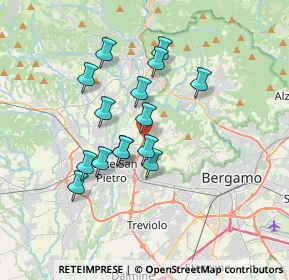 Mappa SP della, 24030 Valbrembo BG, Italia (2.92)