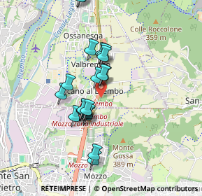 Mappa SP della, 24030 Valbrembo BG, Italia (0.771)