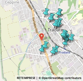 Mappa Via Passerini, 21049 Tradate VA, Italia (0.4855)