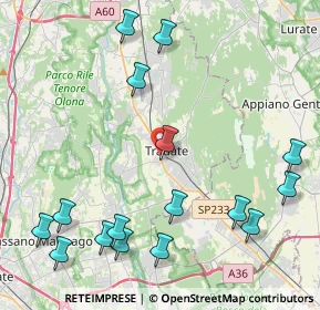 Mappa Via Passerini, 21049 Tradate VA, Italia (5.24563)