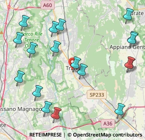 Mappa Via Passerini, 21049 Tradate VA, Italia (5.16278)