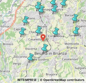 Mappa Corso Milano, 20837 Veduggio Con Colzano MB, Italia (2.30308)