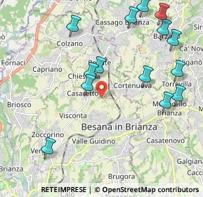 Mappa Corso Milano, 20837 Veduggio Con Colzano MB, Italia (2.395)