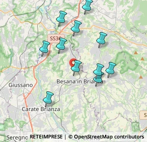 Mappa Corso Milano, 20837 Veduggio Con Colzano MB, Italia (3.49455)