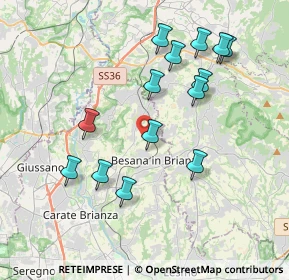 Mappa Corso Milano, 20837 Veduggio Con Colzano MB, Italia (3.79429)