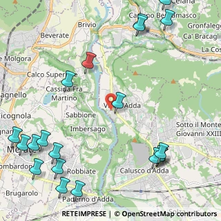 Mappa Villa D'adda, 24030 Villa d'Adda BG, Italia (3.114)