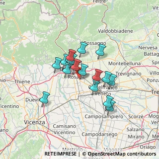 Mappa Via Bassano, 36028 Rossano Veneto VI, Italia (9.95176)