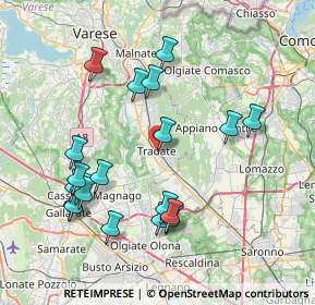 Mappa Via Crocefisso, 21049 Tradate VA, Italia (8.13)