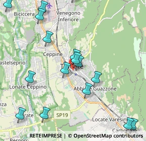 Mappa Via Crocefisso, 21049 Tradate VA, Italia (2.8705)