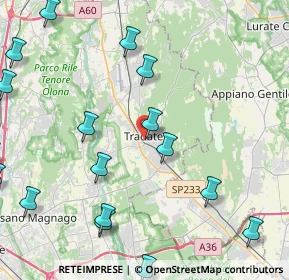 Mappa Via Crocefisso, 21049 Tradate VA, Italia (6.246)