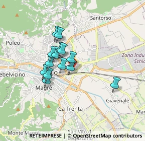 Mappa Via dei Nani, 36015 Schio VI, Italia (1.27571)