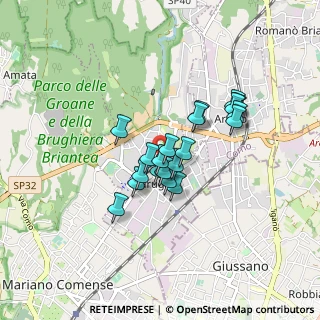 Mappa Via Monsignore Galbiati, 22060 Carugo CO, Italia (0.6055)