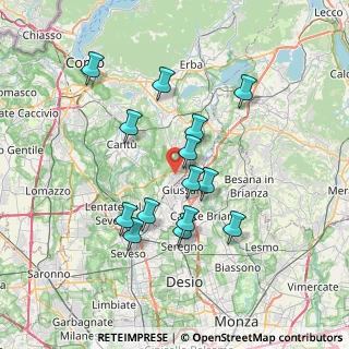 Mappa Via Monsignore Galbiati, 22060 Carugo CO, Italia (6.46286)