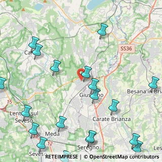 Mappa Via Monsignore Galbiati, 22060 Carugo CO, Italia (6.17737)