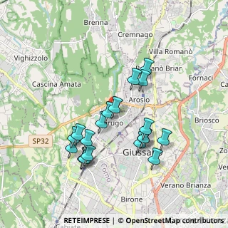 Mappa Via Monsignore Galbiati, 22060 Carugo CO, Italia (1.7)