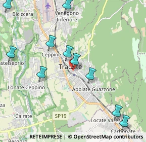 Mappa Corso Bernacchi Paolo, 21049 Tradate VA, Italia (2.7025)