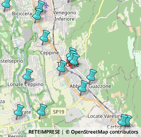 Mappa Corso Bernacchi Paolo, 21049 Tradate VA, Italia (2.888)