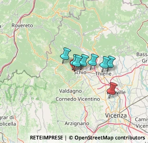 Mappa Via Pieve, 36036 Torrebelvicino VI, Italia (21.71364)