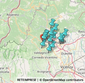 Mappa Via Pieve, 36036 Torrebelvicino VI, Italia (8.11533)