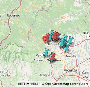 Mappa Via Pieve, 36036 Torrebelvicino VI, Italia (9.50947)