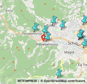 Mappa Via Pieve, 36036 Torrebelvicino VI, Italia (2.34818)