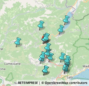 Mappa Via Generale Guido Pialors, 25078 Vestone BS, Italia (7.544)