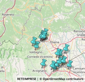Mappa Via Damiano Chiesa, 36015 Schio VI, Italia (13.70474)