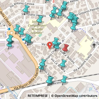 Mappa Via Damiano Chiesa, 36015 Schio VI, Italia (0.16)