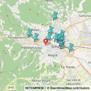 Mappa Via Paolo Lioy, 36015 Schio VI, Italia (1.39083)