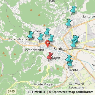 Mappa Via Paolo Lioy, 36015 Schio VI, Italia (1.91077)