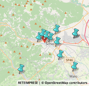 Mappa Via Paolo Lioy, 36015 Schio VI, Italia (3.25727)