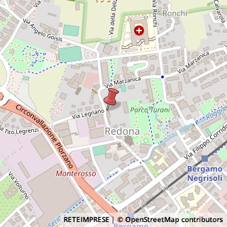 Mappa Via Claudia Grismondi, 13, 24124 Bergamo, Bergamo (Lombardia)