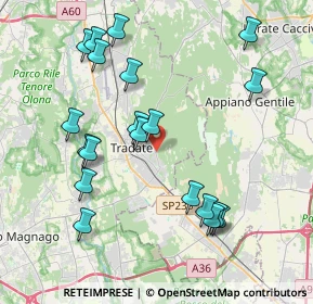 Mappa Via Sally Mayer, 21049 Tradate VA, Italia (4.228)