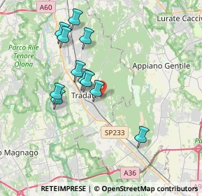 Mappa Via Sally Mayer, 21049 Tradate VA, Italia (3.42545)