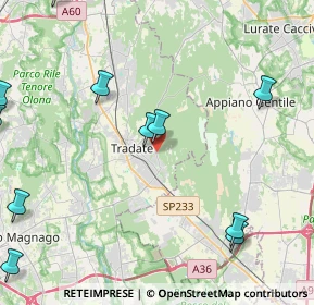 Mappa Via Sally Mayer, 21049 Tradate VA, Italia (6.41462)