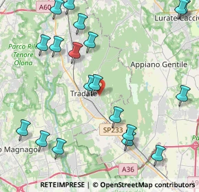 Mappa Via Sally Mayer, 21049 Tradate VA, Italia (5.20895)