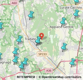 Mappa Via ai Ronchi, 21049 Tradate VA, Italia (6.4905)