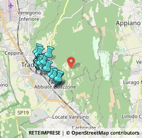 Mappa Via ai Ronchi, 21049 Tradate VA, Italia (1.6325)