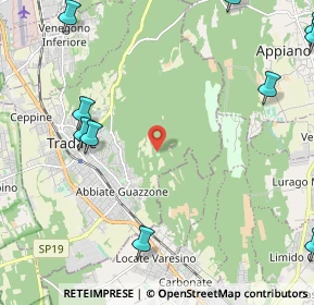 Mappa Via ai Ronchi, 21049 Tradate VA, Italia (3.36545)