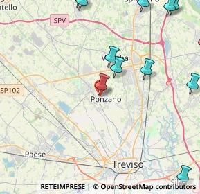 Mappa Treviso, 31050 Ponzano Veneto TV, Italia (6.01769)