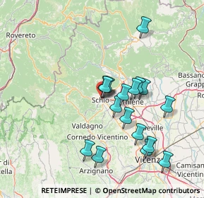 Mappa Largo de Pretto Escherwyss, 36015 Schio VI, Italia (13.40941)