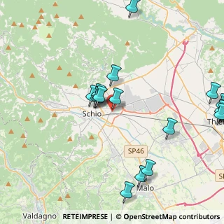 Mappa Via Costantino Nigra, 36015 Schio VI, Italia (5.2375)