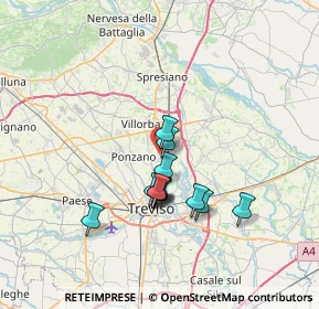 Mappa Via Solferino, 31050 Villorba TV, Italia (5.49083)