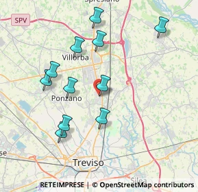 Mappa Via Solferino, 31050 Villorba TV, Italia (3.74636)