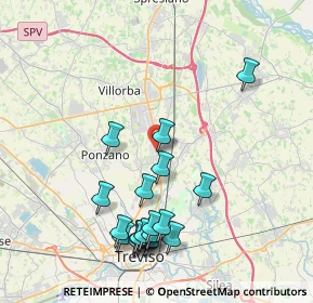 Mappa Via Solferino, 31050 Villorba TV, Italia (4.3325)