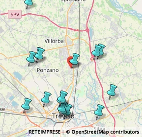 Mappa Via Solferino, 31050 Villorba TV, Italia (4.75)