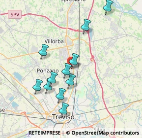 Mappa Via Solferino, 31050 Villorba TV, Italia (3.56)
