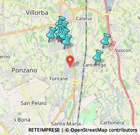 Mappa Via Solferino, 31050 Villorba TV, Italia (1.65909)