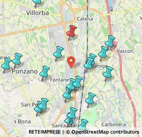 Mappa Via Solferino, 31050 Villorba TV, Italia (2.2655)